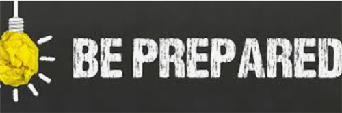 Be Prepared